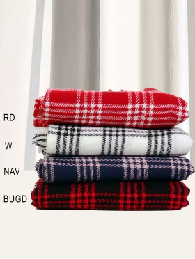 PLAID BLANKET SCARF 